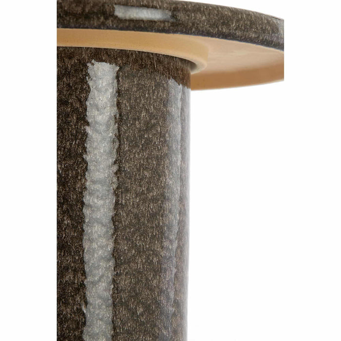 Light&living Bijzettafel Ø40,5x35,5 cm TUDO keramiek donker bruin