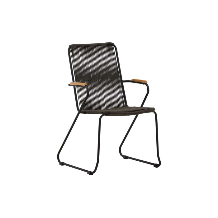 Venture Home Bois Eetkamerstoel 63 x 93 x 60 - Donkergrijs - 2-pack