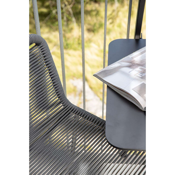 Venture Home Lindos Barkruk 54 x 88,5 x 52,5 - Donkergrijs - 2-pack