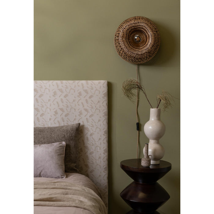 GOOD&MOJO Wandlamp Barbados - Naturel - Ø35cm