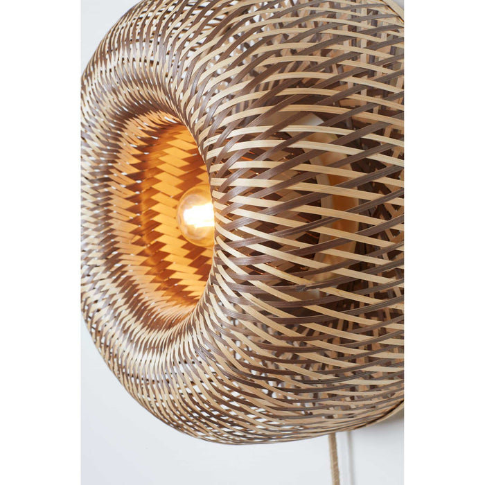 GOOD&MOJO Wandlamp Barbados - Naturel - Ø35cm
