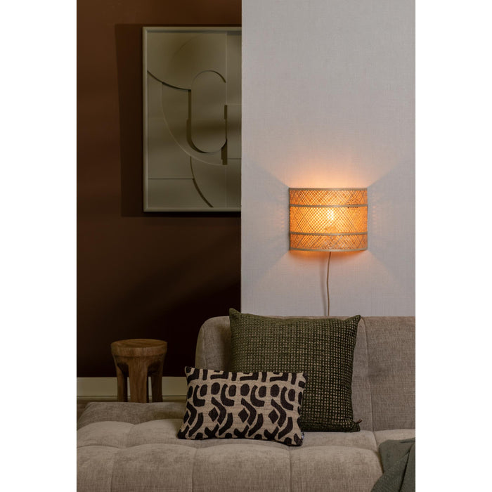 GOOD&MOJO Wandlamp Kinabalu - Naturel - 50x40x50cm