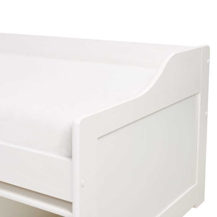 Beliani - ROYVILLE - Bed met opbergruimte - Wit - 90 x 200 cm - Hout