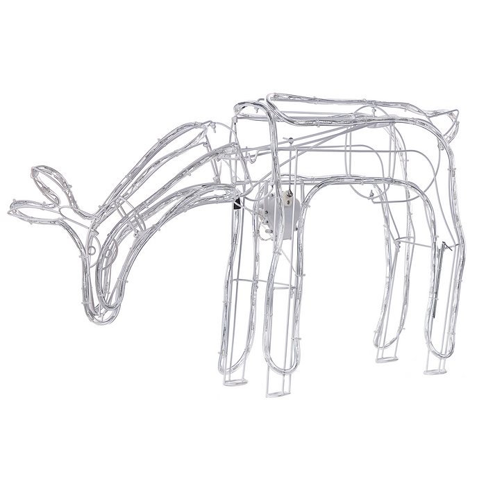 Beliani - KRISTNES - Kerstdecoratie - Wit - IJzer