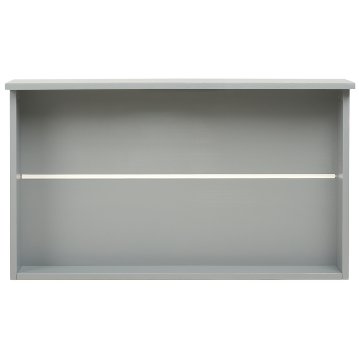 Beliani - RUMILLY - Bedlade set van 2 - Grijs - Dennenhout