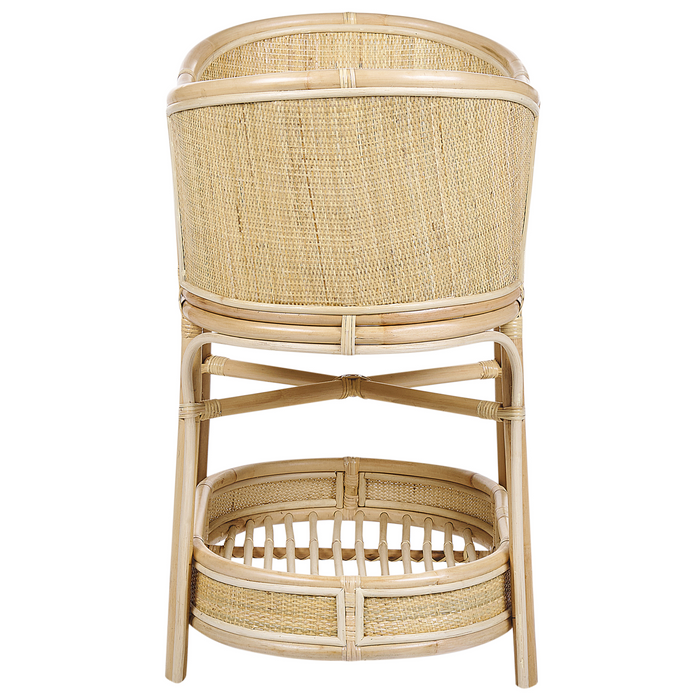 Beliani - LAGRASSE - Wieg - Natuurlijk - Rotan