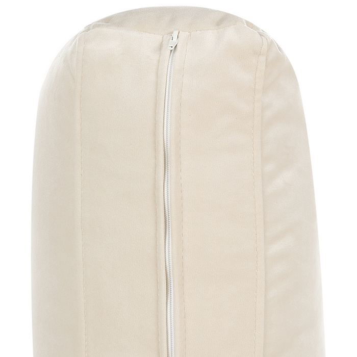 Beliani - VINTERBRO - Hoekbank - Lichtbeige - Rechtszijdig - Fluweel