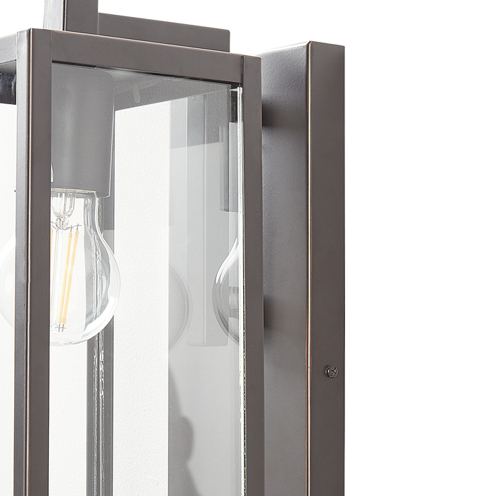 Beliani - MEGGET - Wandlamp - Zwart - Ijzer