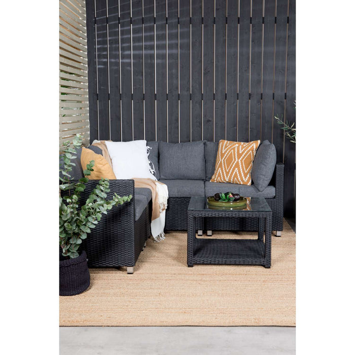 Venture Home Vamos Hoekbankset - Zwart