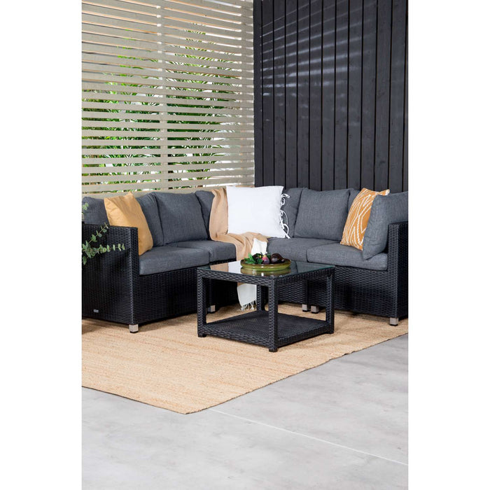 Venture Home Vamos Hoekbankset - Zwart