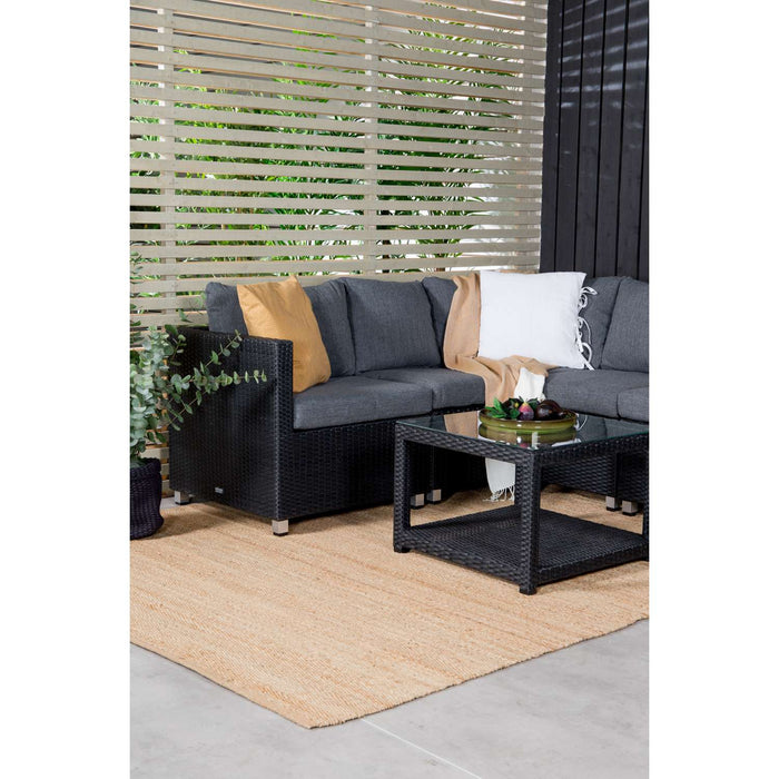 Venture Home Vamos Hoekbankset - Zwart