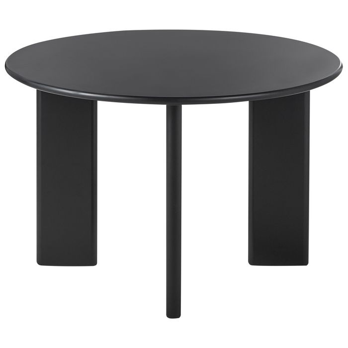 Beliani - COSMO - Ronde eettafel - Zwart - 100 cm - MDF