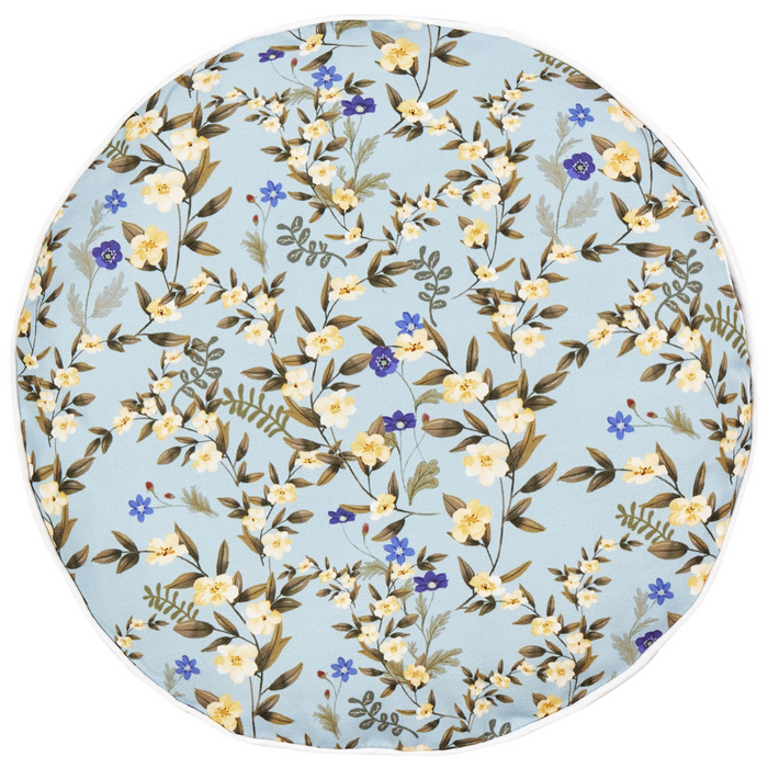 Beliani-VALLORIA-Buitenkussen set van 2-Lichtblauw- 40 cm-Polyester