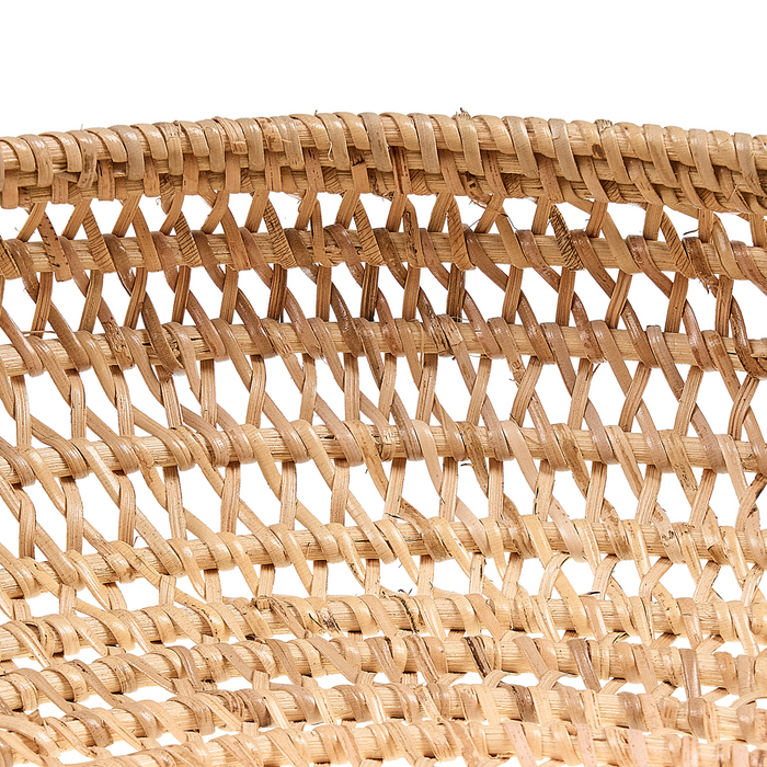 Beliani - INDRAGIRI - Decoratieve schaal - Natuurlijk - Rotan