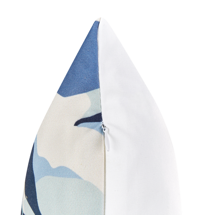 Beliani-VEGLINO-Tuinkussen set van 2-Donkerblauw-40 x 60 cm-Polyester