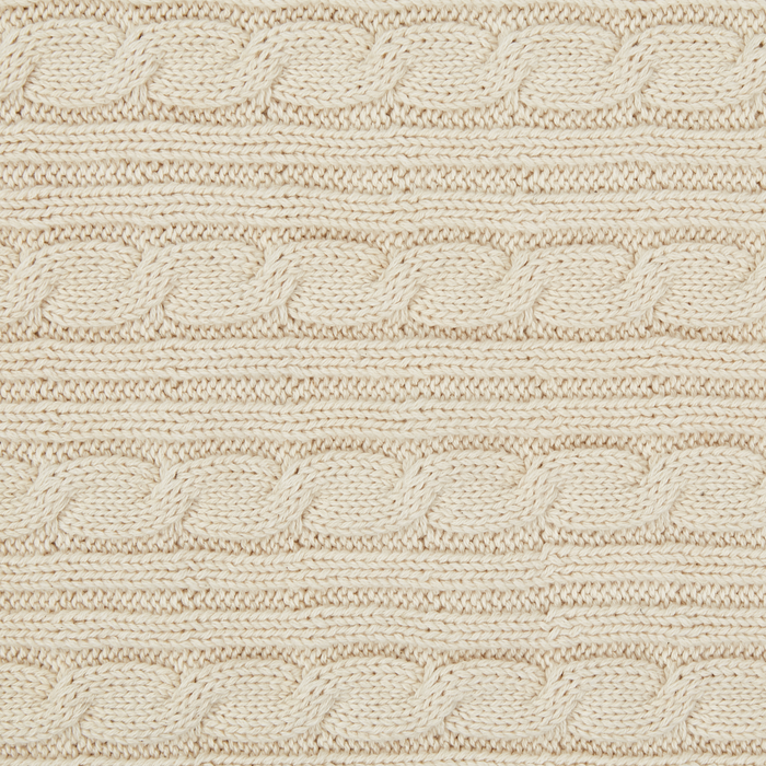 Beliani - ANAMUR - Plaid - Lichtbeige - 110 x 180 cm - Katoen
