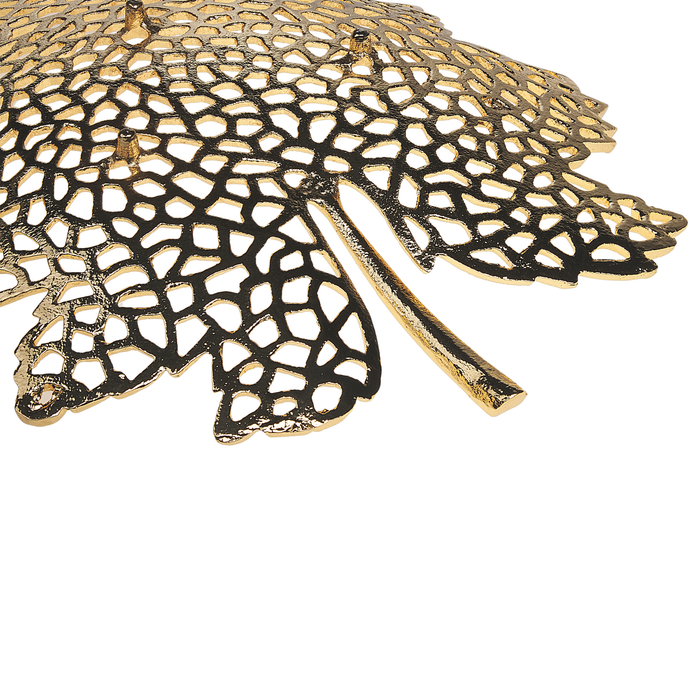 Beliani - PEMALI - Decoratieve borden - Goud - Aluminium