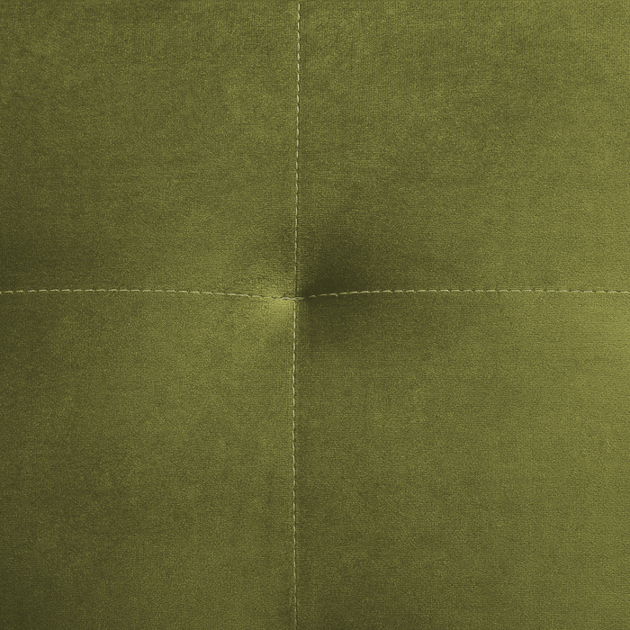 Beliani-ABERDEEN-Hoekbank modulair-Olijfgroen-Rechterzijde-Fluweel