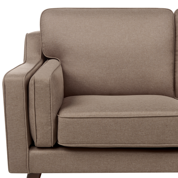 Beliani - LOKKA - Tweezitsbank - Lichtbruin - Polyester