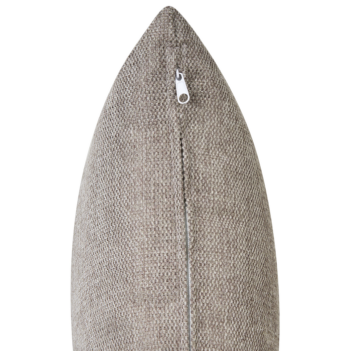 Beliani - SVANSELE - Driezitsbank - Taupe - Linkszijdig - Polyester