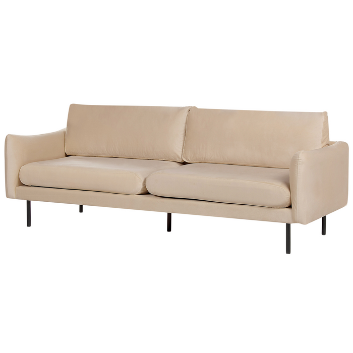 Beliani - VINTERBRO - Bankenset - Beige - Fluweel
