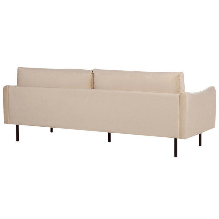 Beliani - VINTERBRO - Bankenset - Beige - Fluweel