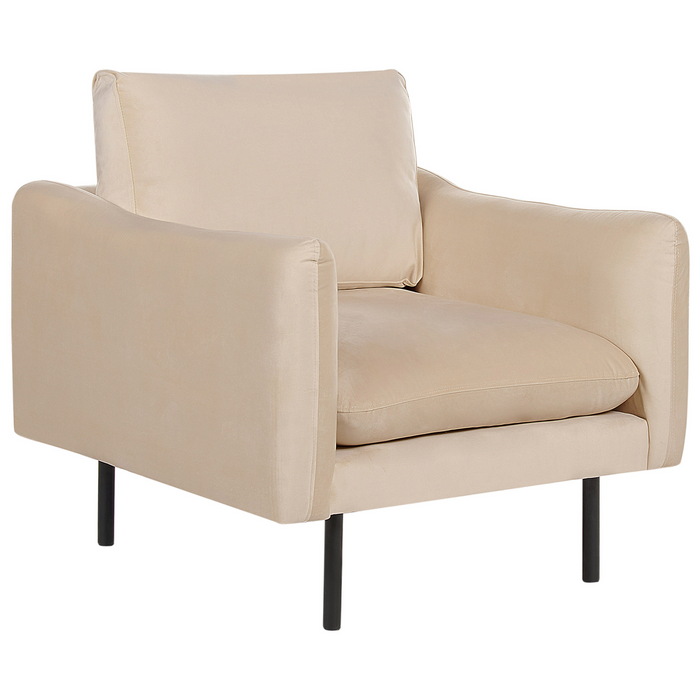 Beliani - VINTERBRO - Bankenset - Beige - Fluweel