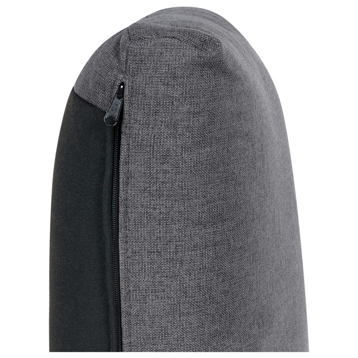 Beliani - UNSTAD - Hoekstuk - Donkergrijs - Polyester