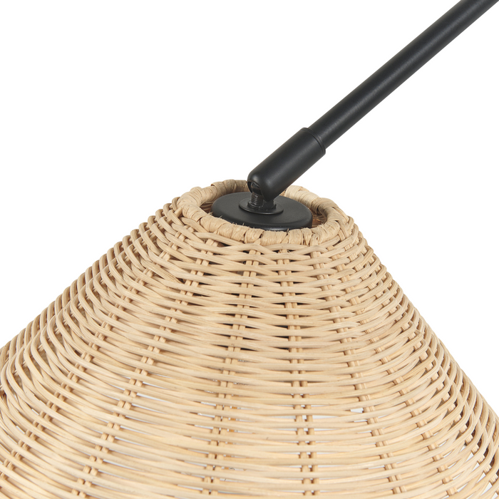Beliani - PALENA - Wandlamp - Natuurlijk - Rotan