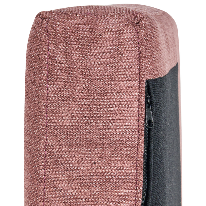 Beliani - BREDA - Hoekbank 4-zits - Oudroze - Linkszijdig - Polyester