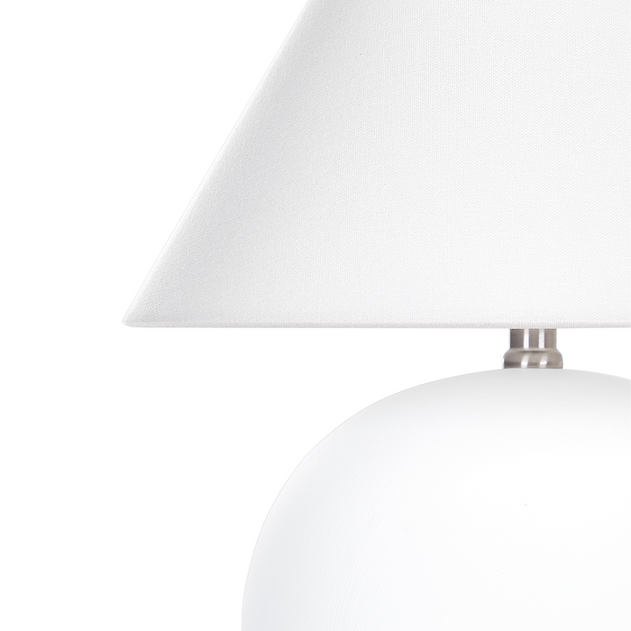 Beliani - LIMIA - Tafellamp - Gebroken wit - Keramiek