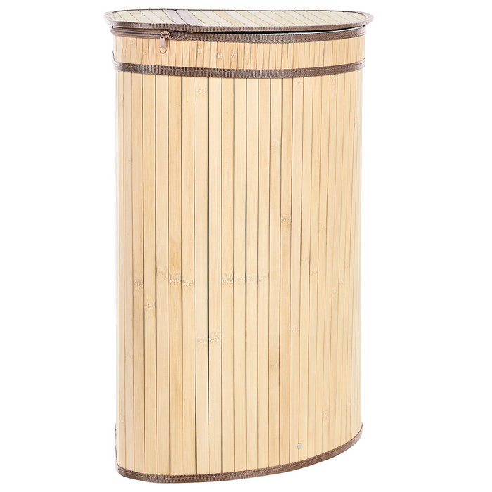 Beliani - BADULLA - Mand - Lichte houtkleur - Bamboehout