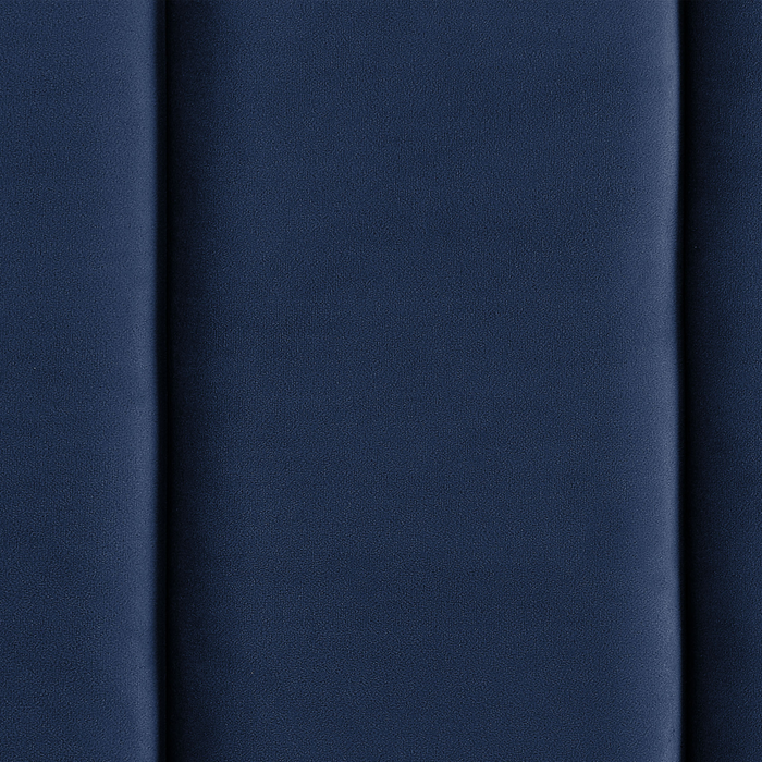 Beliani-VILLETTE-Tweepersoonsbed-Marineblauw-160 x 200 cm-Fluweel