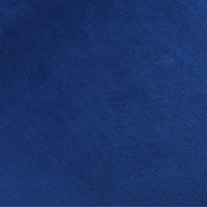 Beliani - LOVETT - Poef - Donkerblauw - Fluweel