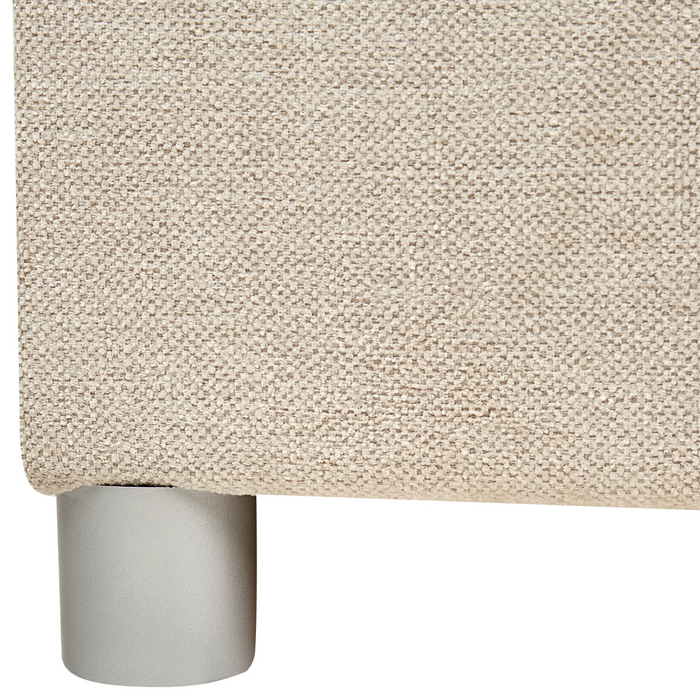 Beliani-ADMIRAL -Boxspringbed-Lichtbeige-160 x 200 cm-Polyester