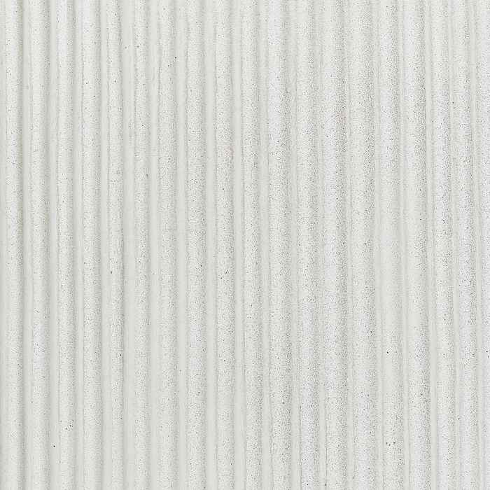 Beliani-OREOI-Bloempot-Gebroken wit-45 x 45 x 45 cm-Kleivezel