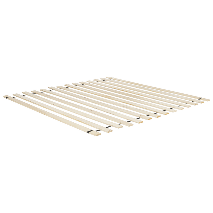 Beliani - MARGUT - Bed - Beige - 180 x 200 cm - Bouclé