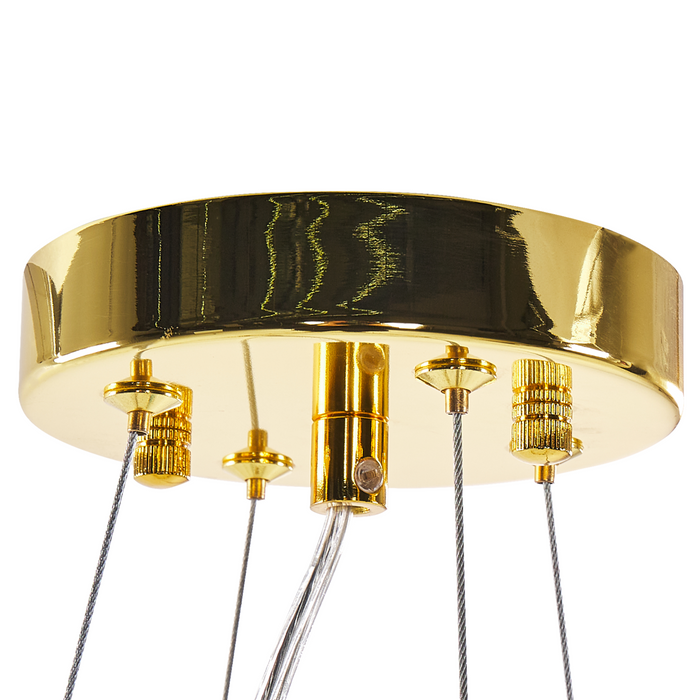 Beliani - MALACCA - Kroonluchter - Meerkleurig - Glas