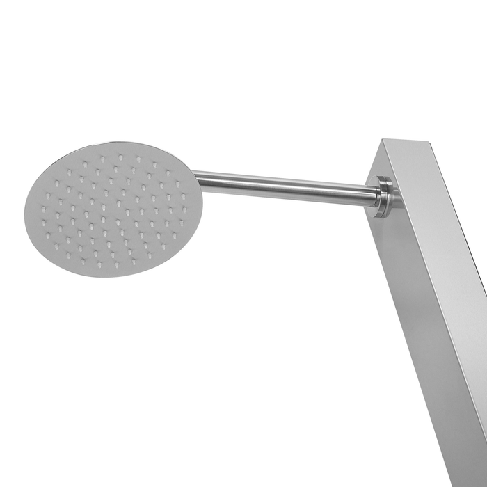 Beliani - OLZAI - Buitendouche - Zilver - PVC