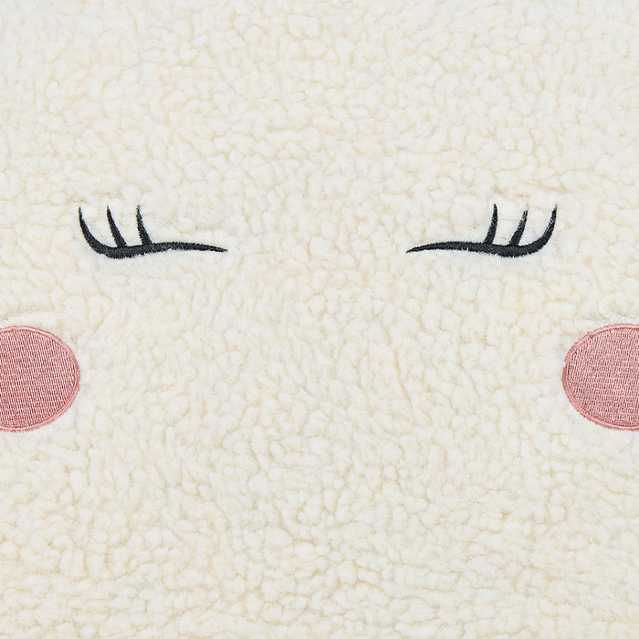 Beliani - LULEA - Kinderstoel - Wit - Nepbont