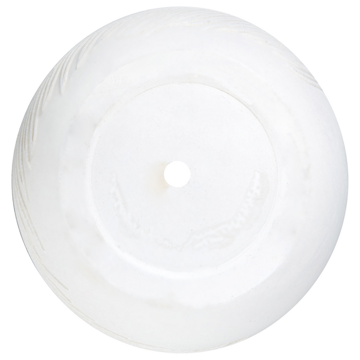 Beliani-FTERO-Bloempot-Gebroken wit-42 x 42 x 40 cm-Kleivezel