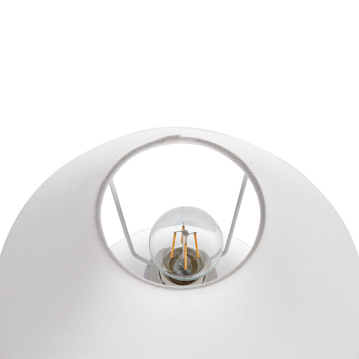 Beliani - LIMIA - Tafellamp - Gebroken wit - Keramiek