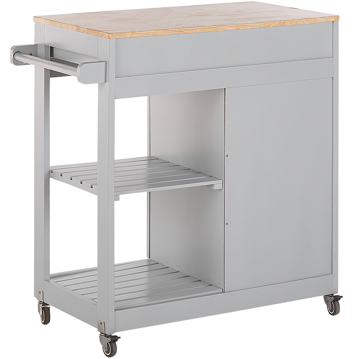 Beliani - TRAPANI - Keukentrolley - Lichtgrijs - MDF