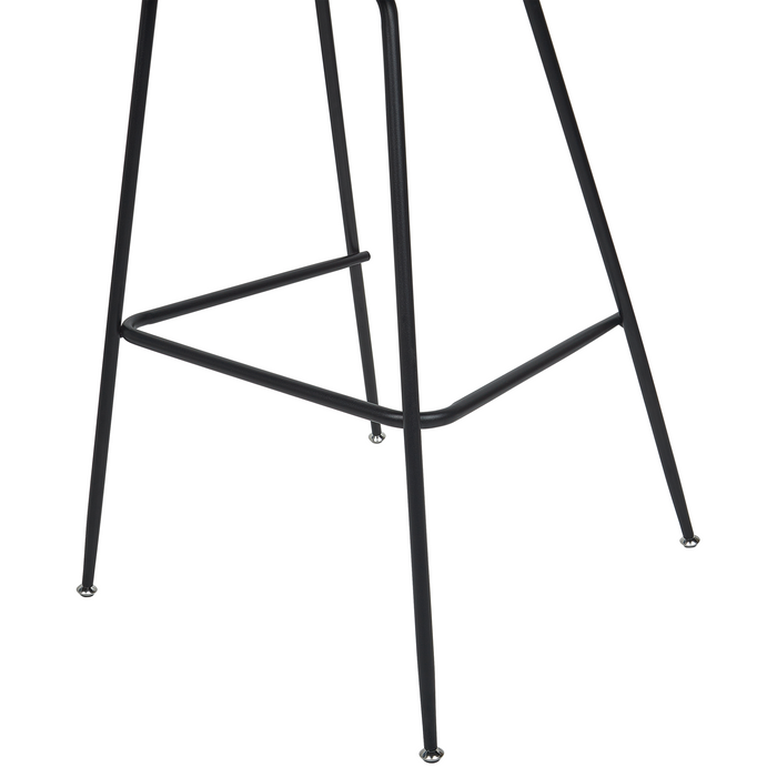 Beliani - ARCOLA - Barkruk set van 2 - Taupe - Fluweel