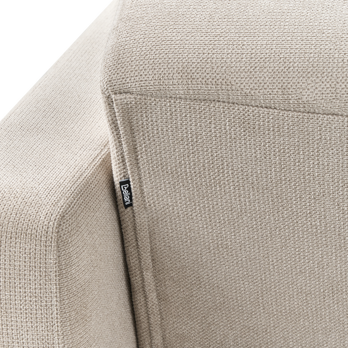 Beliani - ALNES - Hoekbank - Beige - Linkszijdig - Polyester