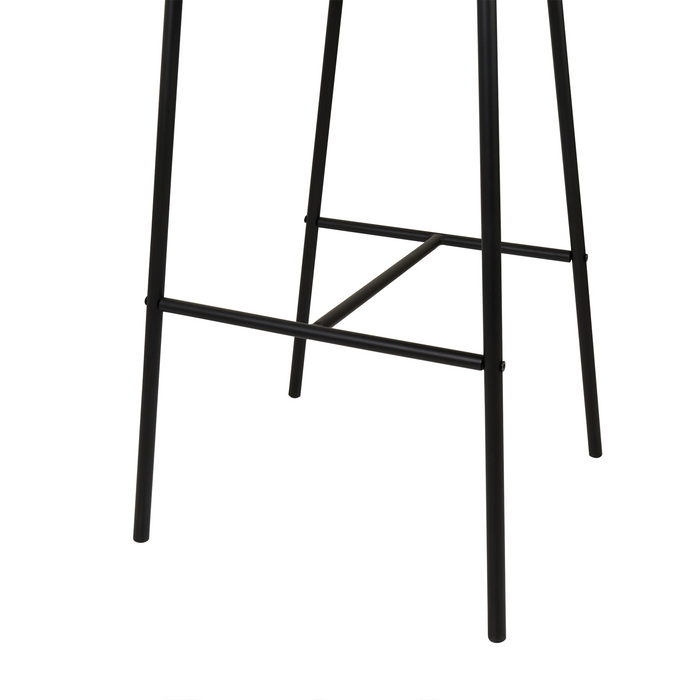 Beliani - KIANA - Barkruk set van 2 - Oranje - Polyester