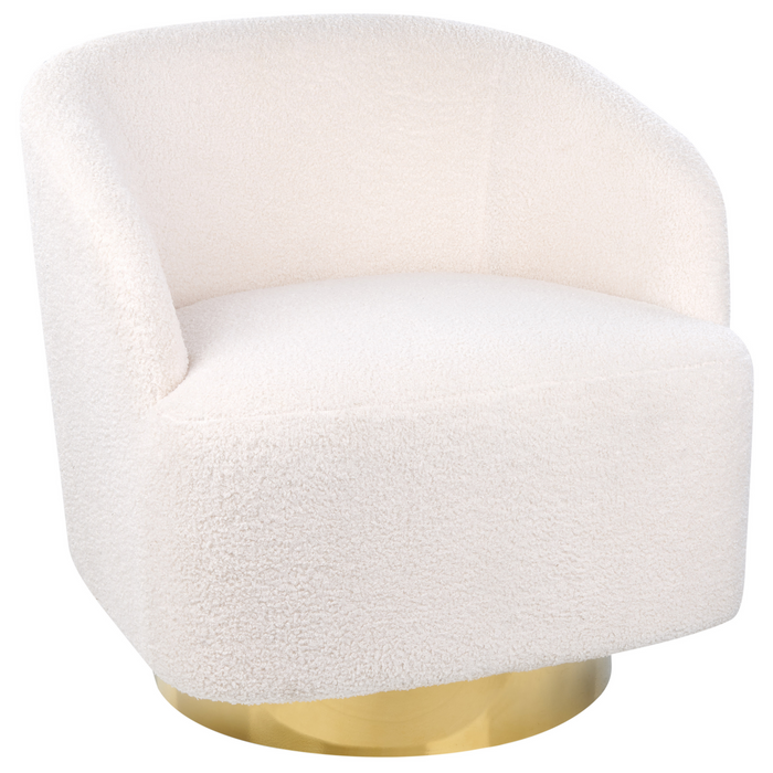 Beliani - LAVIK - Fauteuil - Wit - Polyester