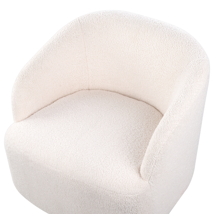 Beliani - LAVIK - Fauteuil - Wit - Polyester