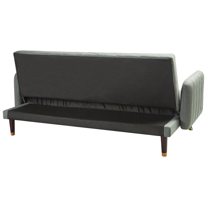 Beliani - SENJA - Slaapbank 3-zits - Lichtgroen - Kunstlinnen