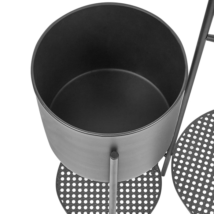 Beliani - ULMUS - Planten standaard - Zwart - 56 x 32 x 79 cm - Metaal